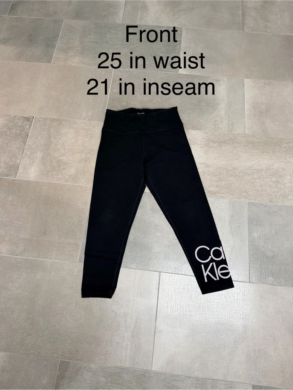 Calvin Klein Women’s Black Logo Leggings